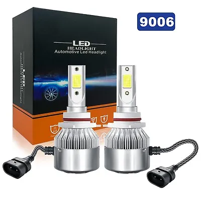 2pcs 9006 LED Headlight Bulb Conversion Kit Low Beam White Super Bright 6000K • $16.97