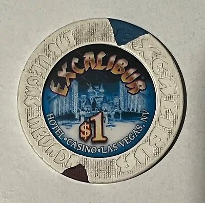 EXCALIBUR $1 LAS VEGAS Expired Casino Chip • £5.99