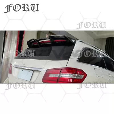 Carbon Fiber Rear Roof Spoiler Wing For 2010-16 Mercedes Benz E-class Wagon W212 • $792