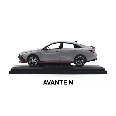 Hyundai Motor Avante N Elantra Gray Diecast Mini Car 1:38 Display Miniature Toy • $24.90