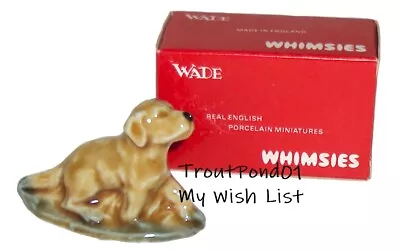 Wade Whimsies Setter Dog Mini Figurine # 13 Red Box 1972 Set 3 MIB • $9.99