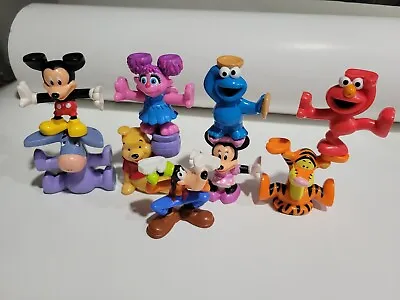 Disney Stackable Mickey Mouse Minnie Donald Duck Handstand Cake Topper Figurines • $45