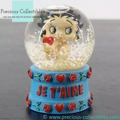 Extremely Rare! Betty Boop With Pugsley Mini Snowglobe. Avenue Of The Stars • $202.05