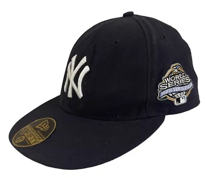 NEW MLB NY Yankees WORLD SERIES Hat 100th Anniversary NEW ERA 59FIFTY 7 1/4 Cap • $22.46