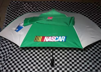 Bobby Labonte #18  Nascar 42  Umbrella With Sleeve Cover  ~new ~ Nice ~ Lqqk • $9.99