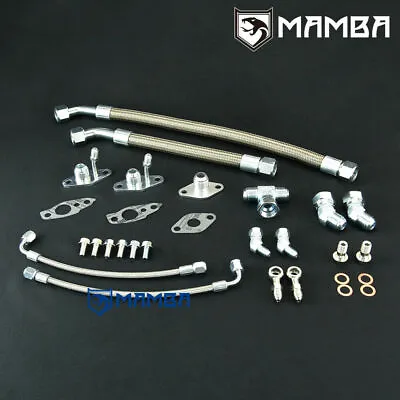 $97.89 • Buy MAMBA Turbo Oil Feed & Return Line Kit TOYOTA 2JZ-GTE Twin CT20A Supra