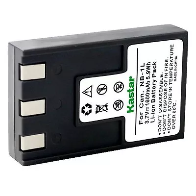 1x Kastar Battery For Canon NB-1L NB-1LH PowerShot Digital ELPH S200 S230 S300 • $6.58