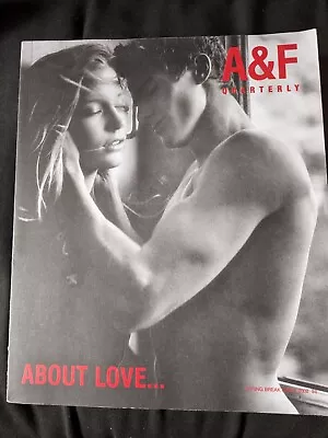 Abercrombie & Fitch QUARTERLY 2002 SPRING BREAK ISSUE CATALOG A&F Bruce Weber • $15