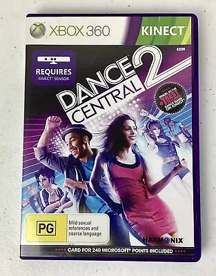 XBOX 360 Dance Central 2 With Manual Rated PG Like New Condition  • $10