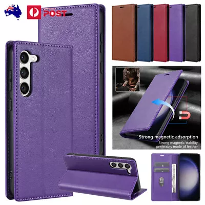 For Samsung S23 S22 S21 S20 FE Ultra Plus Note 20 Flip Leather Cover Wallet Case • $13.99