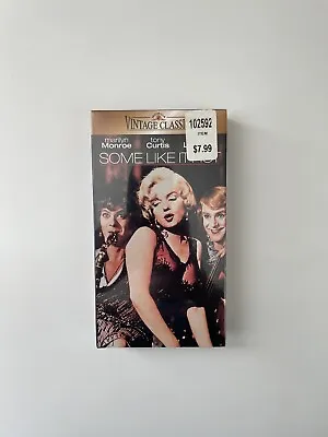 Some Like It Hot (VHS) Marilyn Monroe Tony Curtis Jack Lemmon BRAND NEW & SEALED • $2