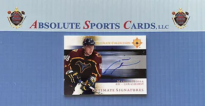 2005-06 Upper Deck Ultimate Collection | MARIAN HOSSA | On Card Auto | Thrashers • $19.99