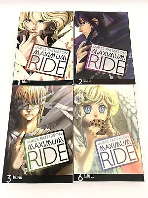 Lot Of 4 Maximum Ride Manga Books Vol. 1236 James Patterson Narae Lee Anime • $34.99