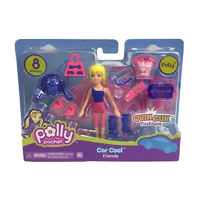 $14.99 • Buy NEW 2006 Polly Pocket  Car Cool  Friends Quik Clik Doll Fashions Shoes