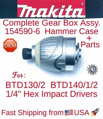MAKITA 1545906 Complete Hammer Case (Gearbox) For BTD140 BTD141 BTD142 BTD130 /2 • $39.95