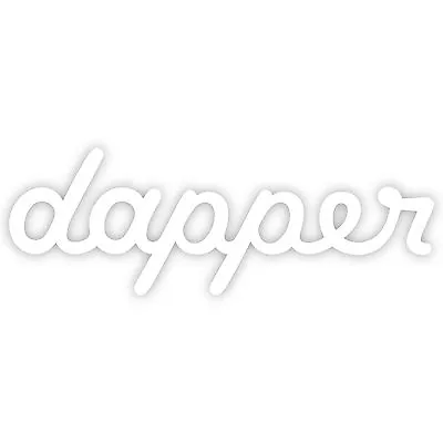 2x Dapper 2  JDM Sticker Decal Car Window Illest Euro Fatlace Hella Flush Stance • $4.39