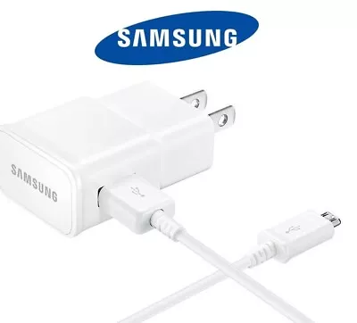 OEM Genuine Original Samsung 2A 5V Charger Adapter With 5ft Micro USB Cable • $9.99