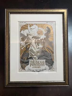 Inland Printer - Art By Leyendecker (1897) US Framed Magazine Cover • $725