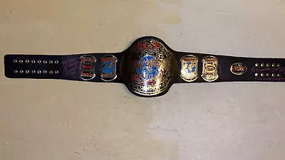 ECW World Heavyweight Championship Replica Signed By The Sandman Shane Douglas. • $250