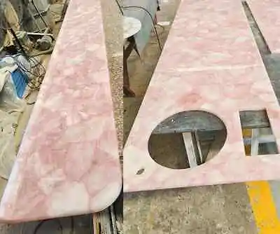 Pink Rose Quartz Kitchen Countertops Bars & Bathroom Vanity Countertops Slab • $280.11