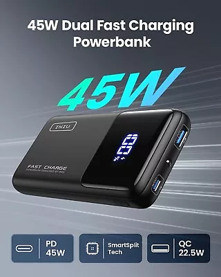 45W Fast Charging 15000mAh Power Bank PD3.0 QC4.0 Portable Charger Battery RP£55 • £27.49