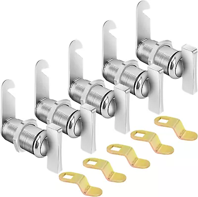 Thumb Operated Offset Cam Lock 1-3/8” RV Storage Locks 5PCS Cabinet Locks 5PCS  • $27.92