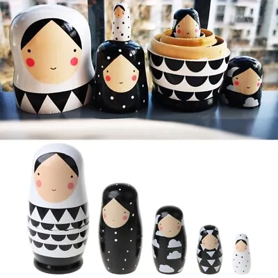 Toys Matryoshka Wooden Russian Nesting Doll Russian Nesting Stacking Dolls • £11.39