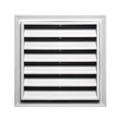Boral Building Products  Square Gable Vent White 12 X 12-In. • $54.99