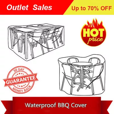 $26.99 • Buy Premium Heavy Duty Waterproof Patio Garden Furniture Cover Shelter 12 Sizes