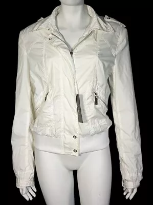 VJC Versace Tecno Nylon Discovery Jacket White - Size 46 • $505.75