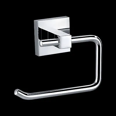 $22.95 • Buy Bathroom Square Toilet Paper Roll Holder Wall Mounted Brass Chrome