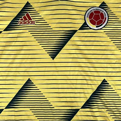 Rare Original Colombia 2019/2020 CopaAmerica Home Football Shirt Excellent Large • £39.99