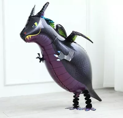 Dragon Balloon Animal Walking Pet Airwalker Foil Helium Kids Fun Parties Toys • £2.99