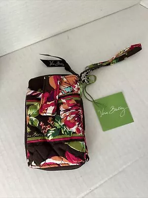 Vera Bradley Carry It All Wallet Wristlet English Rose Zip Around ID Cards Coin • $42