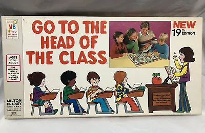 Vintage 1977 Go To The Head Of The Class Board Game Milton Bradley 19th Edition • $21.25