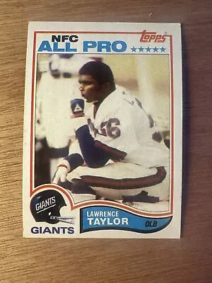 1982 Topps - #434 Lawrence Taylor (RC) • $30