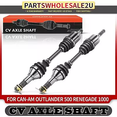 2x Front CV Axle Assembly For Can-Am Outlander 500 650 1000 800R Renegade 1000R • $99.59