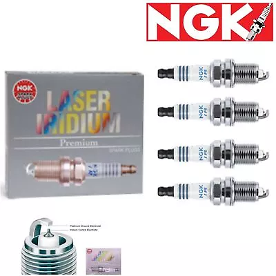 4 Pack NGK Laser Iridium Spark Plugs 2005-2010 Scion TC 2.4L L4 Kit Set Tune • $39.99