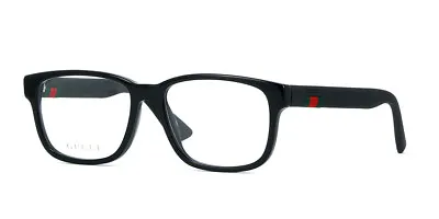 $299.95 • Buy NEW Authentic GUCCI EyeGlasses Mens Shiny Black Matte Rubber Frame GG 0011O 001