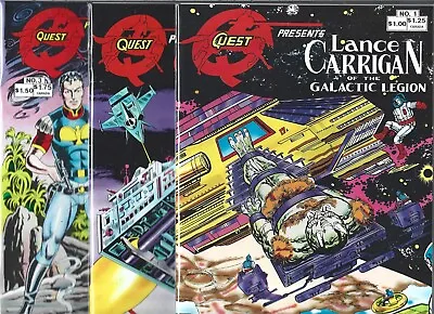 Quest Presents Lance Carrigan Of The Galactic Legion #1-#3 Set (nm-) Copper Age • $8.89