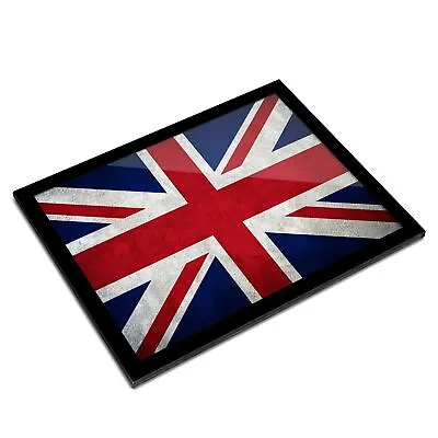 A3 Glass Frame - Union Jack Flag GB UK England Art Gift #2240 • £39.99