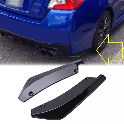 Rear Bumper Diffuser Lip Canards Splitter Body Kit Mod For Subaru WRX STI Sedan • $22.89