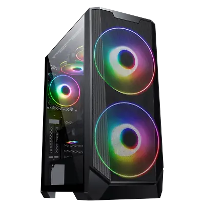 £49.95 • Buy PC GAMING ATX TOWER COMPUTER CASE  ARGB HIGH AIRFLOW TEMPERED GLASS  IONZ TAIYO 