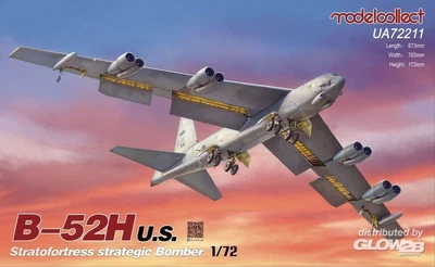 £100.19 • Buy B-52H U.S.S.Stratofortres Strategic Bomber 1:72 Modelcollect