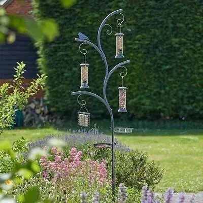Chapelwood Wild Wings Complete Bird Feeding Station With Seed & Peanut Feeders • £31.99