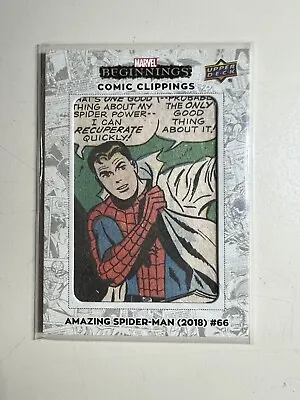 2022 Upper Deck Marvel Beginnings Vol 2 Comic Clippings 41/50 Spider-man • $79.99