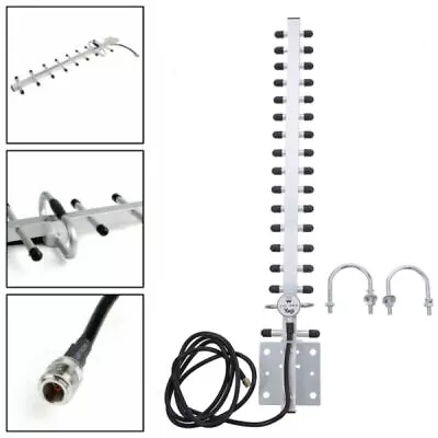 Yagi WiFi Antenna 2.4GHz 25dBi Outdoor Directional Signal For Wireless Router US • $16.85