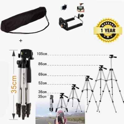 $5.99 • Buy Professional Camera Tripod Stand Holder Mount For IPhone Samsung Cell Phone