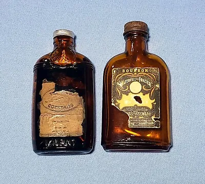 Vintage Miniature Whiskey Bottles Club Cocktails Waterfill & Frazier • $14.25