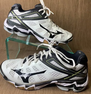 Mizuno Wave Lightning RX3 Women's 8.5 Volleyball Shoes Black White • $14.99